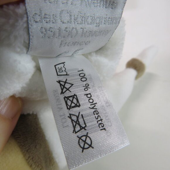 Baby Doudou Et Compagnie Paris Teddy Bootie Slippers W/Rattle Soft Fur Tan - Picture 10 of 11